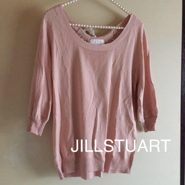 JILLSTUART(ジルスチュアート)のJILLSTUART♡5分袖薄手ニット レディースのトップス(カットソー(長袖/七分))の商品写真