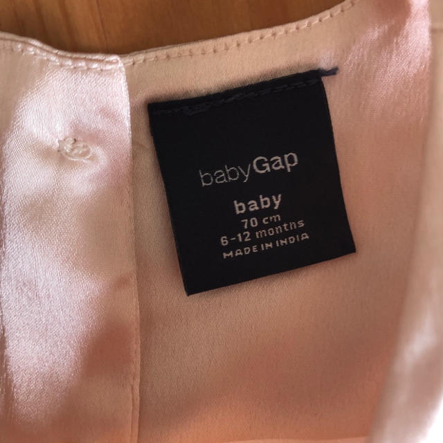 babyGAP(ベビーギャップ)のワンピース ドレス　babyGAP 70 結婚式 女の子 キッズ/ベビー/マタニティのベビー服(~85cm)(ワンピース)の商品写真