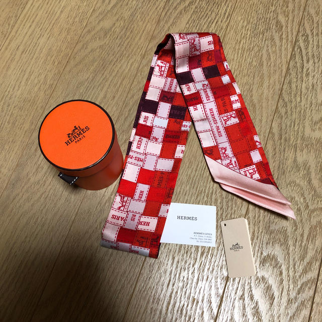 Hermes(エルメス)のエルメス☆ツイリー☆美品 レディースのファッション小物(バンダナ/スカーフ)の商品写真