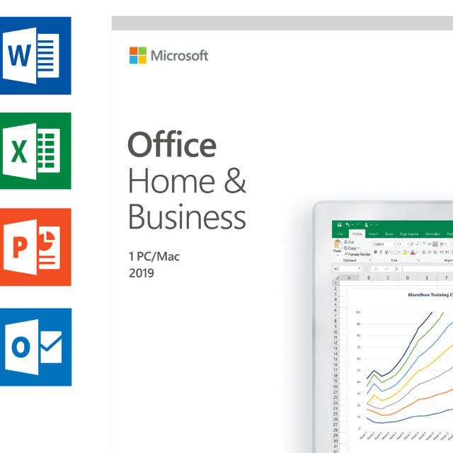 Microsoft(マイクロソフト)のMicrosoft Office 2019 Home and Business スマホ/家電/カメラのPC/タブレット(PC周辺機器)の商品写真