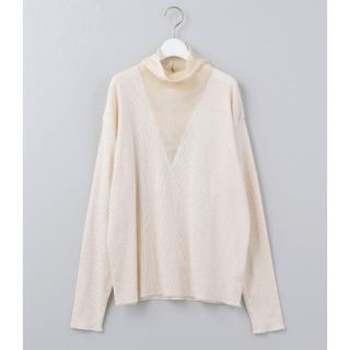 ビューティアンドユースユナイテッドアローズ(BEAUTY&YOUTH UNITED ARROWS)の【ROKU】SILK HIGH NECK RIB PULLOVER(カットソー(長袖/七分))