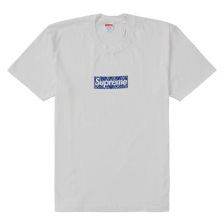 シュプリーム(Supreme)の(M) Supreme Bandana Box Logo Tee White(Tシャツ/カットソー(半袖/袖なし))