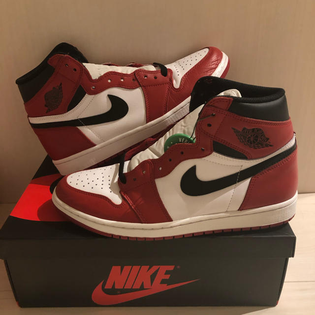 新品入荷 NIKE - 2015 Chicago 1 JORDAN AIR NIKE スニーカー 新品入荷 NIKE - 2015 Chicago 1 JORDAN AIR NIKE スニーカー