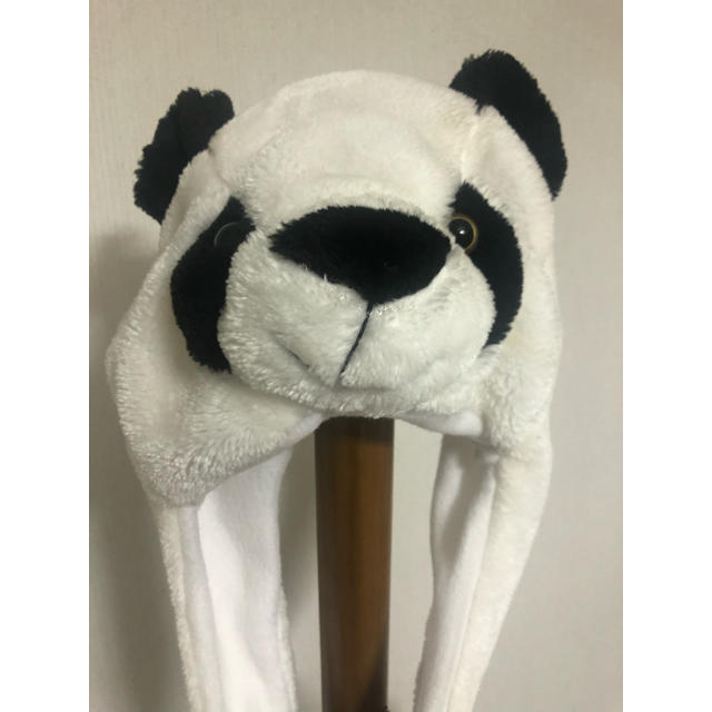 パンダ　被り物　ぼうし エンタメ/ホビーのおもちゃ/ぬいぐるみ(キャラクターグッズ)の商品写真