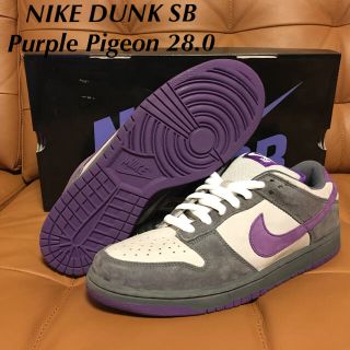 ナイキ(NIKE)の新品未使用 激レア 28.0NIKE DUNK SB Purple Pigeon(スニーカー)