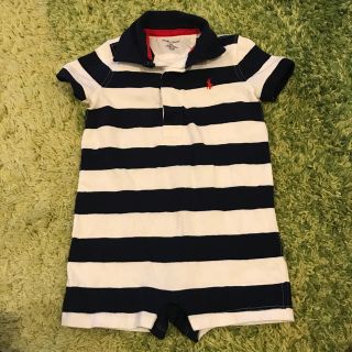 ラルフローレン(Ralph Lauren)の最終価格！ラルフローレン☆美品☆半袖ロンパース　9m 75cm(ロンパース)