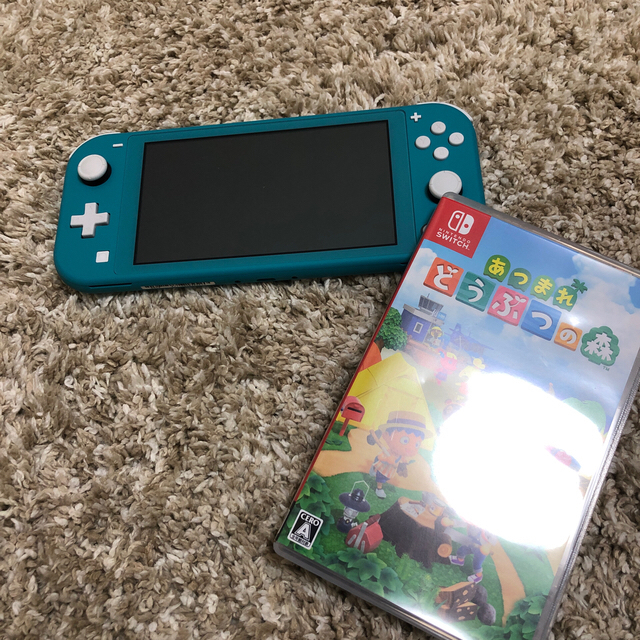 switch lite あつ森セット　ターコイズ