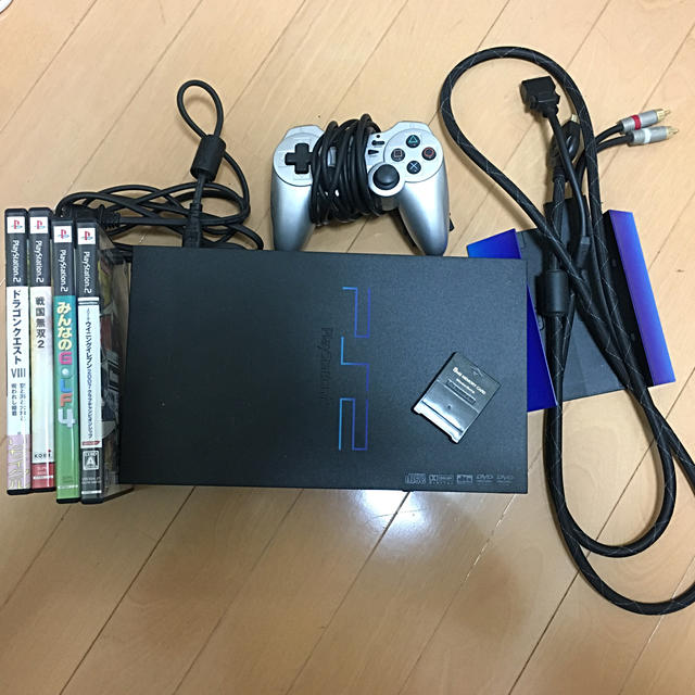 PS2本体+ソフト4本