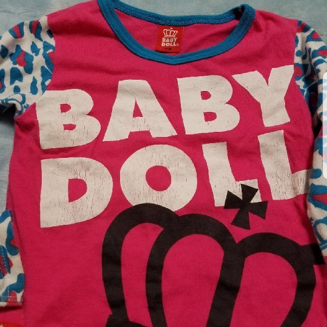 BABYDOLL(ベビードール)のベビードール110 キッズ/ベビー/マタニティのキッズ服女の子用(90cm~)(Tシャツ/カットソー)の商品写真