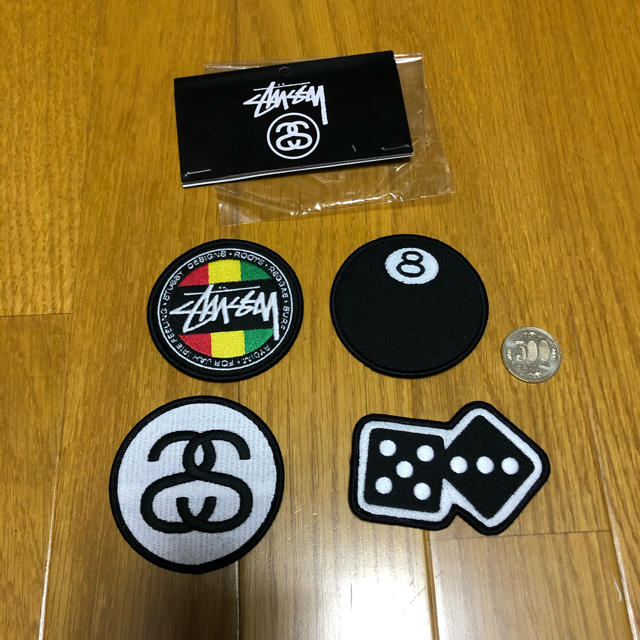 stussy ワッペン パッチ セット 8ball ssリンク ビンテージ | フリマアプリ ラクマ
