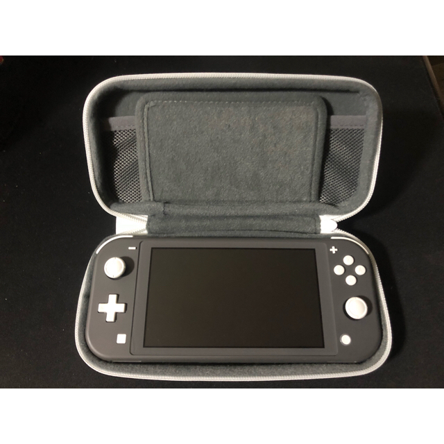 Nintendo Switch Lite、スイッチライトグレー、専用ケース付き