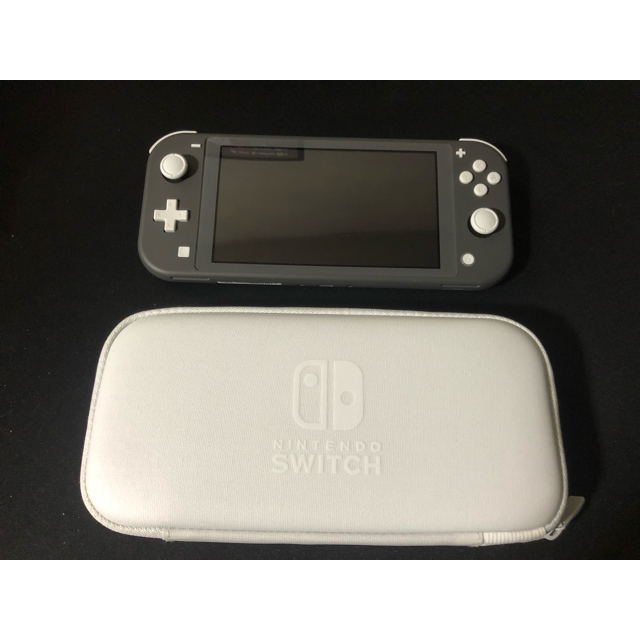 Nintendo Switch Lite、スイッチライトグレー、専用ケース付き