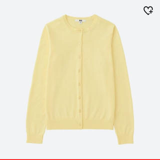 ユニクロ(UNIQLO)のUVカットクルーネックカーディガン(カーディガン)