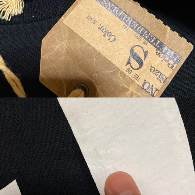 TENDERLOIN(テンダーロイン)のtenderloin テンダーロイン　69 s ブラック　ボルネオスカル　黒 メンズのトップス(Tシャツ/カットソー(半袖/袖なし))の商品写真