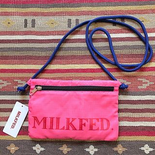 ミルクフェド(MILKFED.)のMILKFED. ミルクフェド サコッシュ 斜め掛け バッグ 軽量 ピンク(ショルダーバッグ)