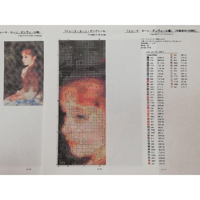 ミュシャ「四芸術-ダンス」クロスステッチ刺繍図案の通販 by crossstitch_r_n's shop|ラクマ