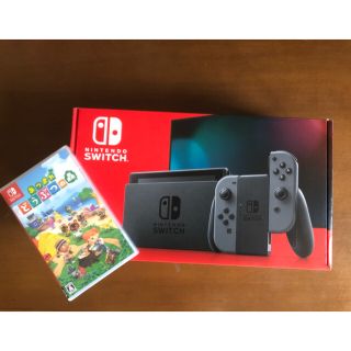 ニンテンドースイッチ(Nintendo Switch)のnintendo switch 本体&どうぶつの森ソフト　セット(家庭用ゲーム機本体)