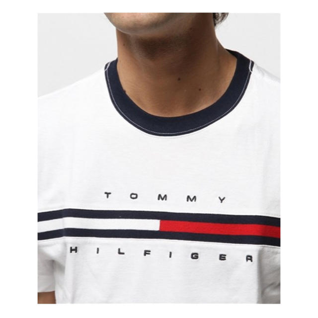 TOMMY HILFIGER(トミーヒルフィガー)のTOMMY HILFIGERトミーヒルフィガー ロゴ ロング Tシャツ メンズのトップス(Tシャツ/カットソー(半袖/袖なし))の商品写真