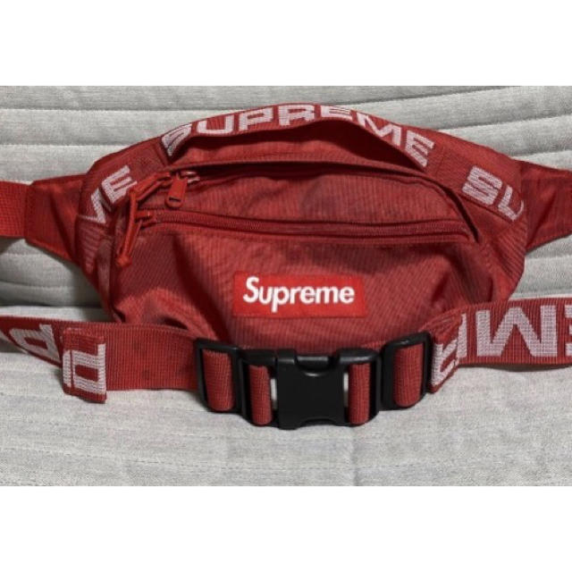 18SS Supreme Waist BagRED状態