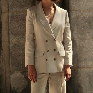 アローズ(UNITED ARROWS) テーラードジャケット(レディース)(リネン