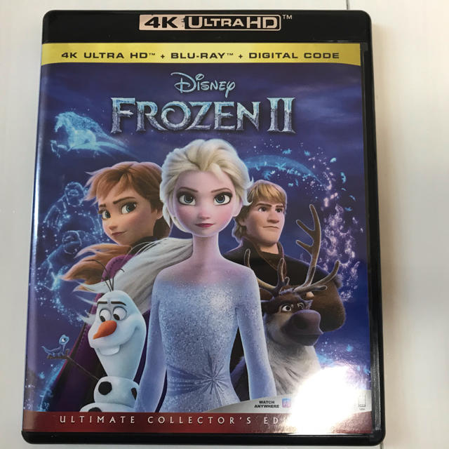 アナと雪の女王(アナトユキノジョオウ)のアナと雪の女王2 4K uhd/Blu-ray 海外版　中古　4Kのみに日本語有 エンタメ/ホビーのDVD/ブルーレイ(アニメ)の商品写真