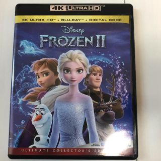 アナトユキノジョオウ(アナと雪の女王)のアナと雪の女王2 4K uhd/Blu-ray 海外版　中古　4Kのみに日本語有(アニメ)