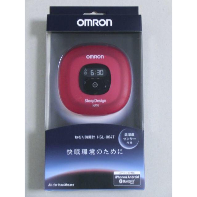 OMRON(オムロン)のオムロン ねむり時間計 HSL-004T-R レッド スマホ/家電/カメラの美容/健康(その他)の商品写真