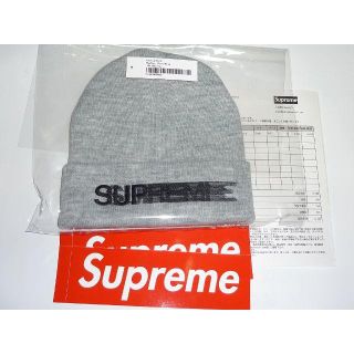 シュプリーム(Supreme)のSupreme Motion Logo Beanie Heather Grey (ニット帽/ビーニー)