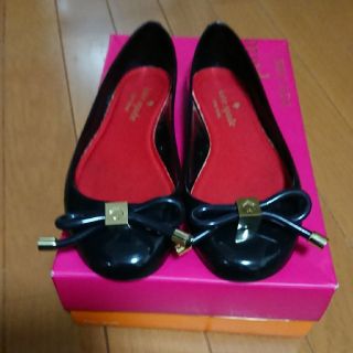 ケイトスペードニューヨーク(kate spade new york)の専用 売約済み ケイト・スペードのレインシューズ(バレエシューズ)