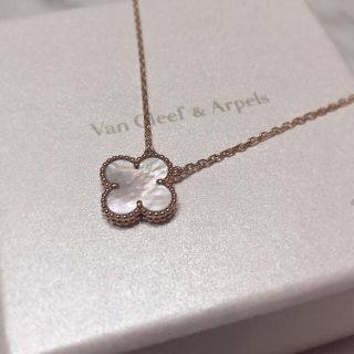 ヴァンクリーフアンドアーペル(Van Cleef & Arpels)のヴァンクリーフアンドアーペル マザーオブパール ヴィンテージ アルハンブラ(ネックレス)