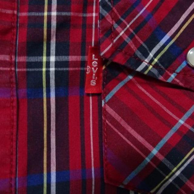 Levi's(リーバイス)のリーバイスレッドタブ・コットン素材・赤系チェックシャツ レディースのトップス(シャツ/ブラウス(長袖/七分))の商品写真