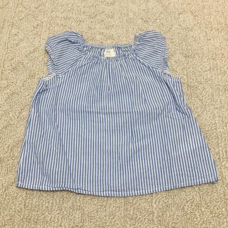 エイチアンドエム(H&M)のH&M ストライプ トップス チュニック(Ｔシャツ)