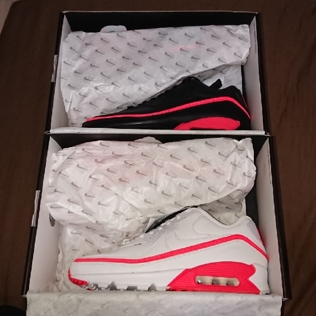 air max  90 undefeated  黒4色セット