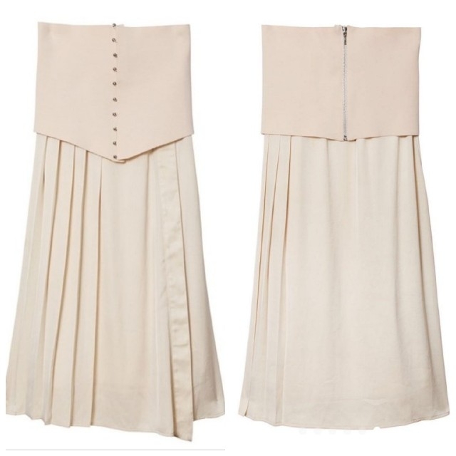 Ameri VINTAGE(アメリヴィンテージ)のAmeri【未使用品】MEDI NARROW LINE SKIRT レディースのスカート(ロングスカート)の商品写真