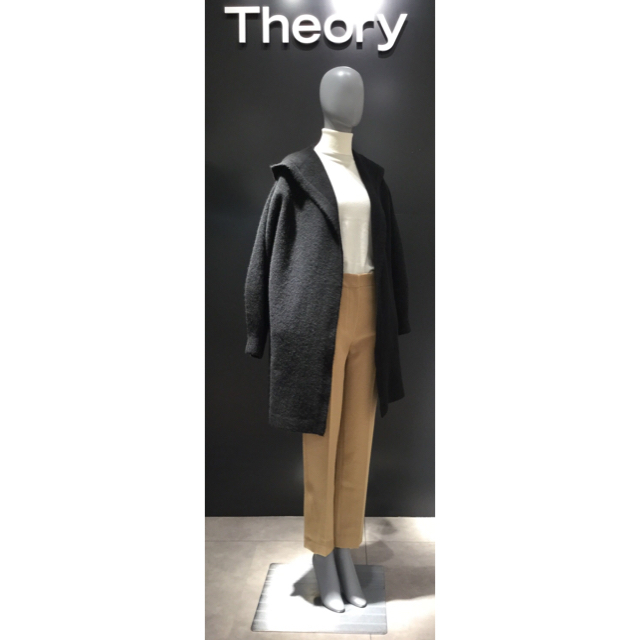 theory(セオリー)のTheory 18aw フーデットコート 定価6.4万円 レディースのジャケット/アウター(ロングコート)の商品写真