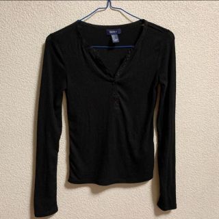 フォーエバートゥエンティーワン(FOREVER 21)のForever21♡ヘンリーネックリブtops(カットソー(長袖/七分))