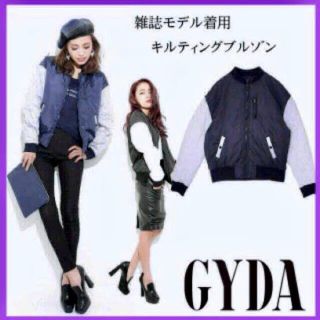 ジェイダ(GYDA)のGYDA バイカラーキルティングブルゾン(ブルゾン)