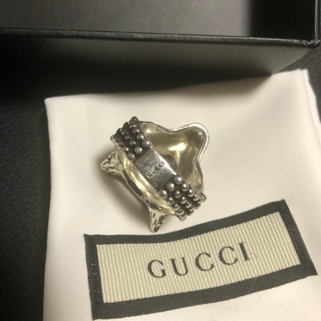 Gucci(グッチ)のGUCCI ウルフリング　17号　【ナナ様専用】 メンズのアクセサリー(リング(指輪))の商品写真