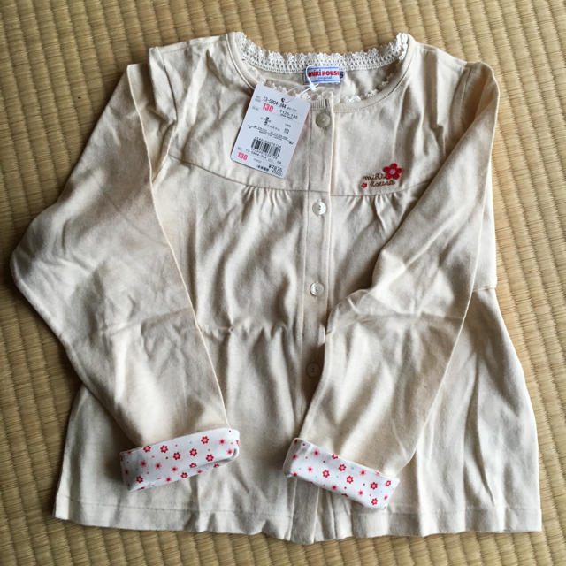 mikihouse(ミキハウス)のこれからの季節にピッタリ！ キッズ/ベビー/マタニティのキッズ服女の子用(90cm~)(カーディガン)の商品写真