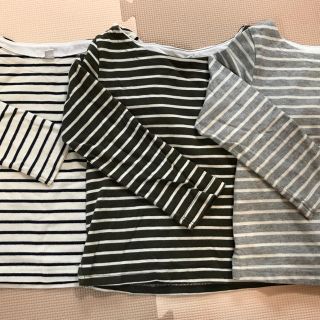 ユニクロ(UNIQLO)のユニクロ ボーダーロンTセット(Tシャツ/カットソー)