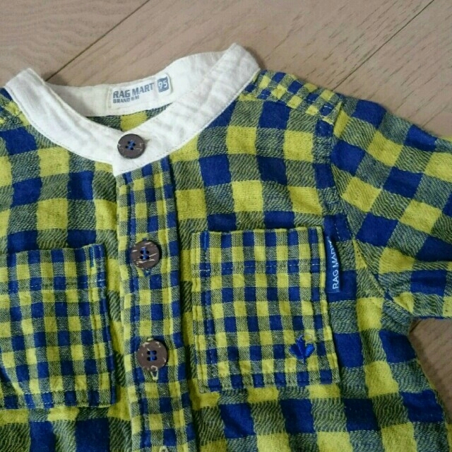 RAG MART(ラグマート)のRAG MART チェックシャツ 95 キッズ/ベビー/マタニティのキッズ服男の子用(90cm~)(ブラウス)の商品写真