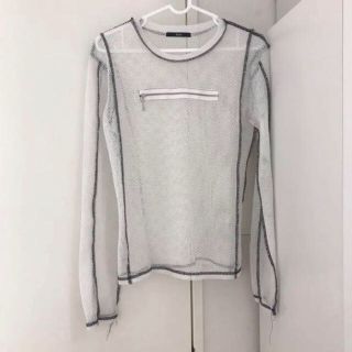 ユニフ(UNIF)のfaithtokyo メッシュトップス(カットソー(長袖/七分))