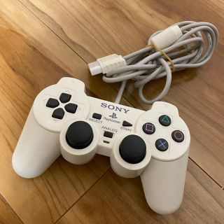 PS2 コントローラー　ホワイト　純正(その他)