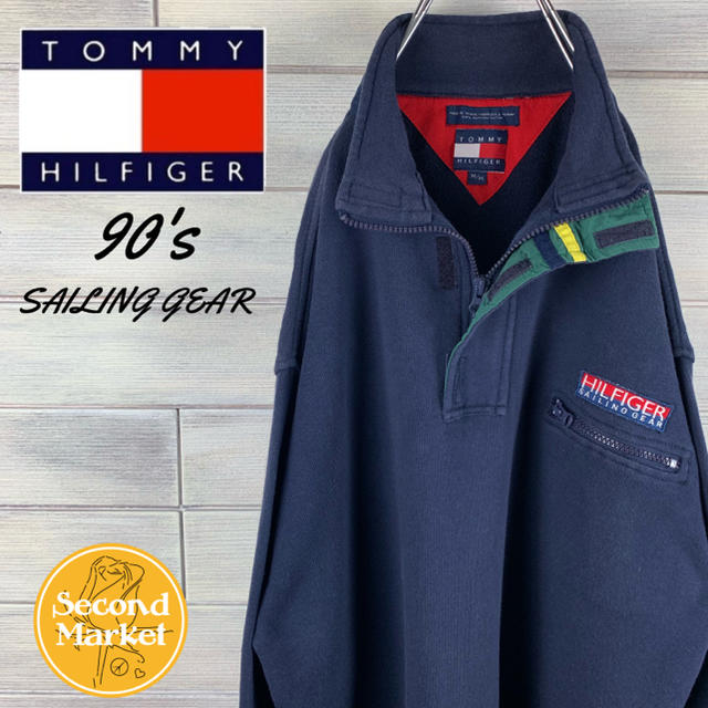 TOMMY HILFIGER(トミーヒルフィガー)の【激レア】トミーヒルフィガー 90's セーリングギア スウェット トレーナー メンズのトップス(スウェット)の商品写真