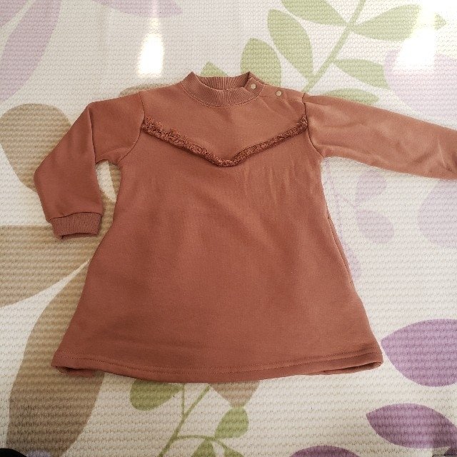 ◆お値下げいたしました◆シンプルワンピース👗 キッズ/ベビー/マタニティのキッズ服女の子用(90cm~)(ワンピース)の商品写真