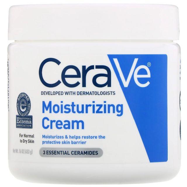 【ゆき様予約済み】米国湿疹協会認定CeraVe, 保湿セラミドクリーム453 g コスメ/美容のスキンケア/基礎化粧品(乳液/ミルク)の商品写真