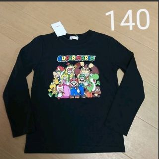 ニンテンドウ(任天堂)の男の子 シャツ 長袖 シャツ マリオ(Tシャツ/カットソー)