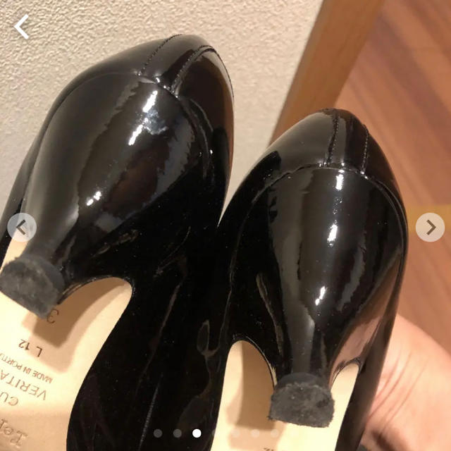 repetto(レペット)のレペット　ブラックエナメルパンプス　36 レディースの靴/シューズ(ハイヒール/パンプス)の商品写真