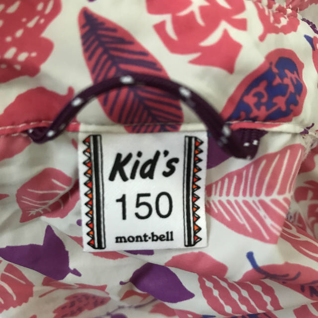 mont bell(モンベル)のモンベル ウインドブラスト プリントパーカ Kid's 150cm キッズ/ベビー/マタニティのキッズ服女の子用(90cm~)(ジャケット/上着)の商品写真