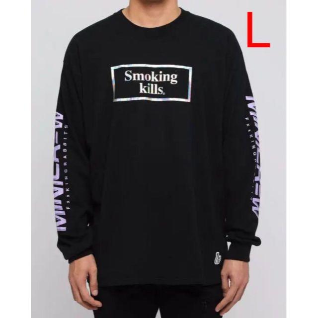 新品 FR2 MINTCREW Smoking kills ロンT L 黒 長袖